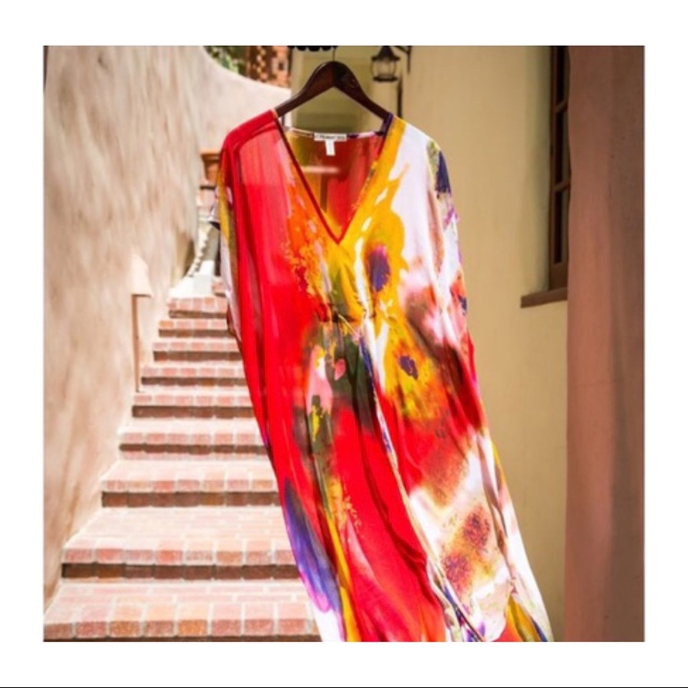 Michael Stars Pastel Gardens Caftan